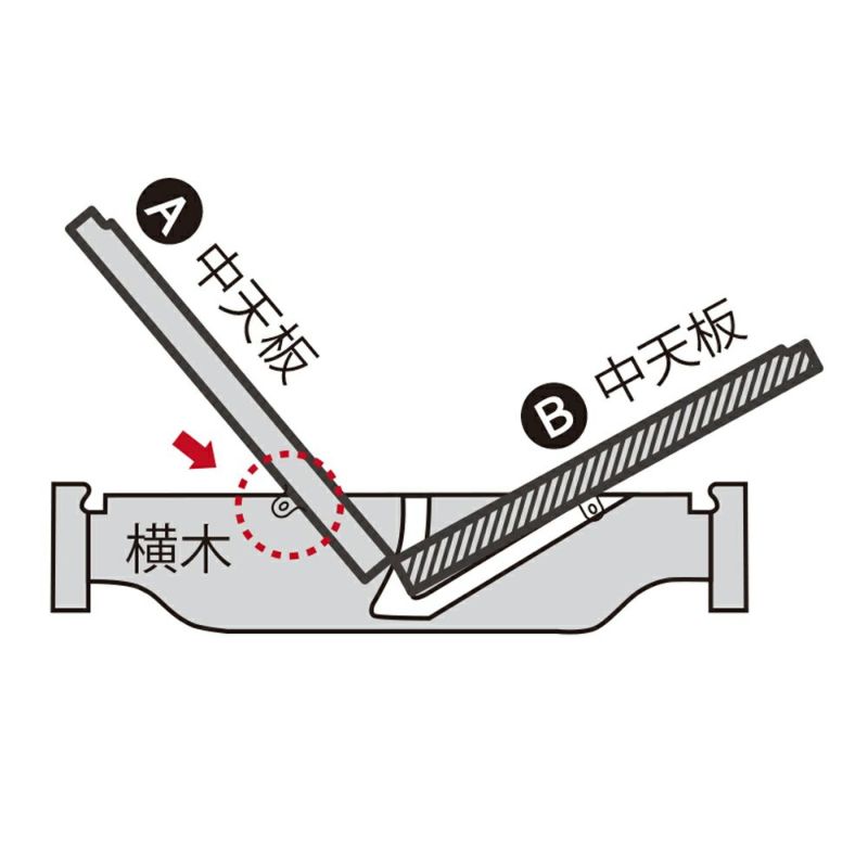 伸長式テーブル 回転ブラケット | 【公式】マルニ木工オンライン