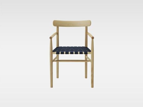 Lightwoodアームチェア（ウェビングシート）