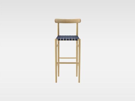 LightwoodバースツールHigh（ウェビングシート）