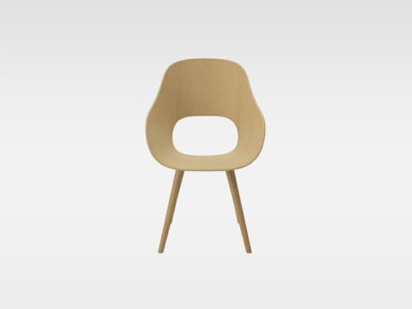 Roundishアームチェア（板座） | マルニ木工オンラインショップ