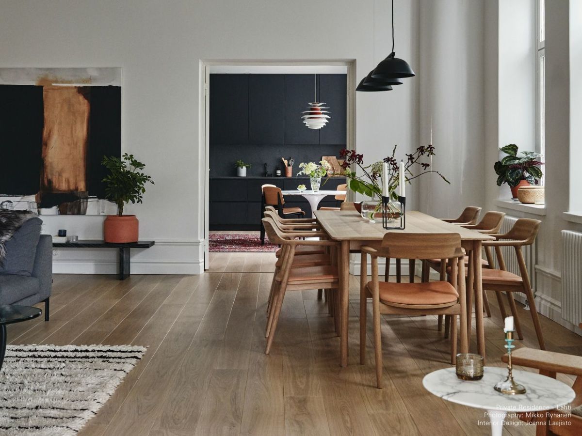 ホワイトオーク（C-0）<br>L-01 ヌメ革 5006<br>＊Lightwood ダイニングテーブル 240