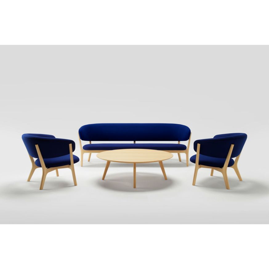 Roundishコーヒーテーブル120 | 【公式】マルニ木工オンラインショップ