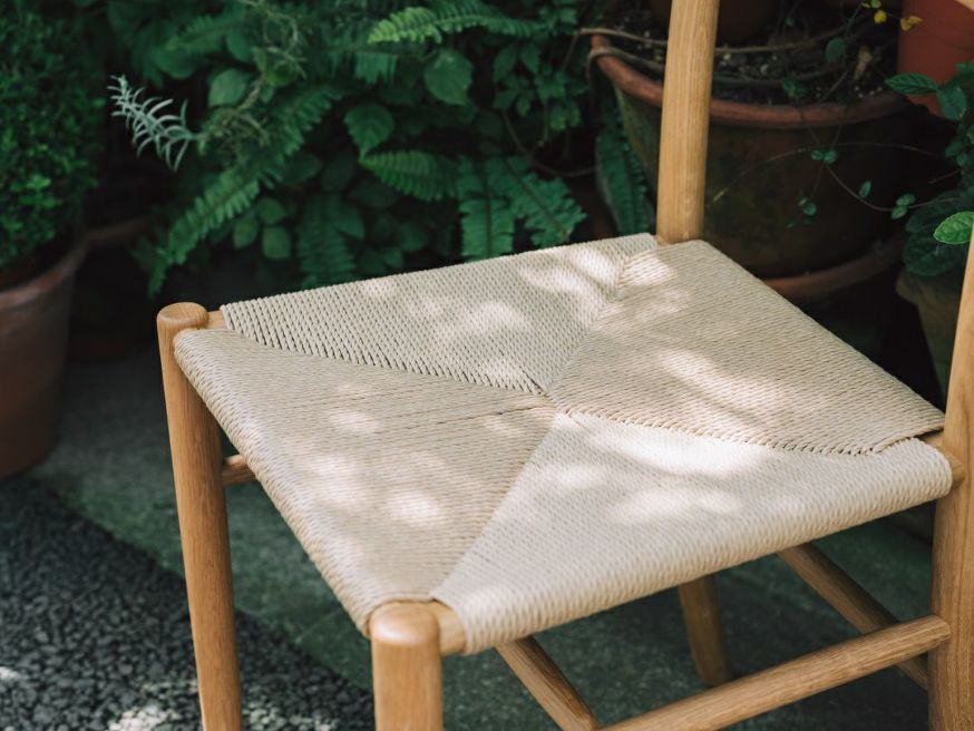 LightwoodスツールLow（ペーパーコード）