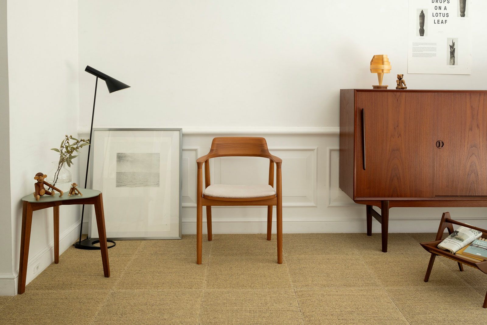 国産ケヤキ材×アイボリー