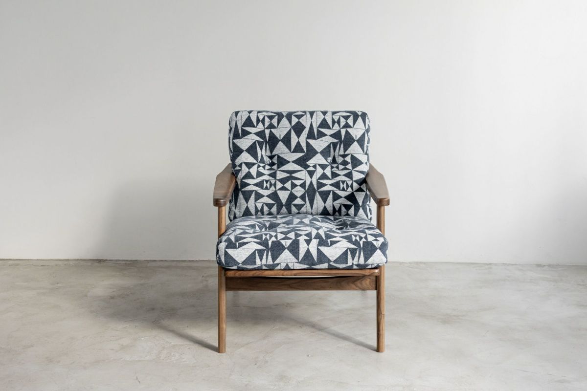 ウォルナット × [3] “perhonen puzzle” blue gray