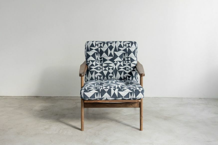 ウォルナット × [3] “perhonen puzzle” blue gray